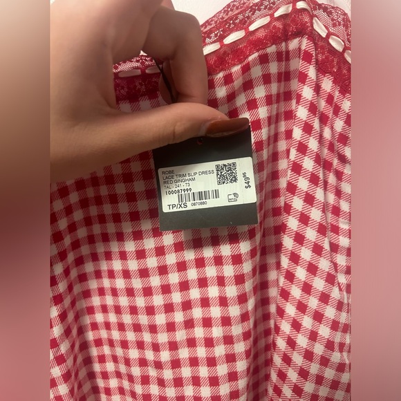 G by GARAGE checkered slip dress XS - Picture 4 of 5